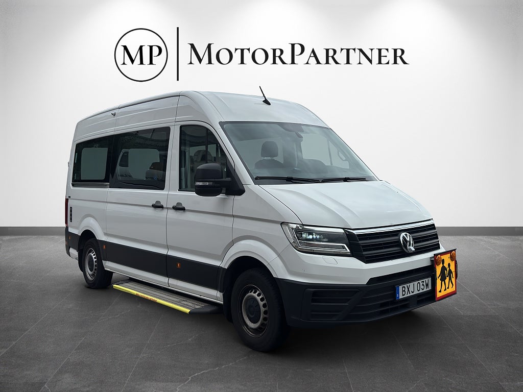 Volkswagen Crafter 35 2.0 TDI Färdtjänst 9 Sits Värmare Ramp MOMS