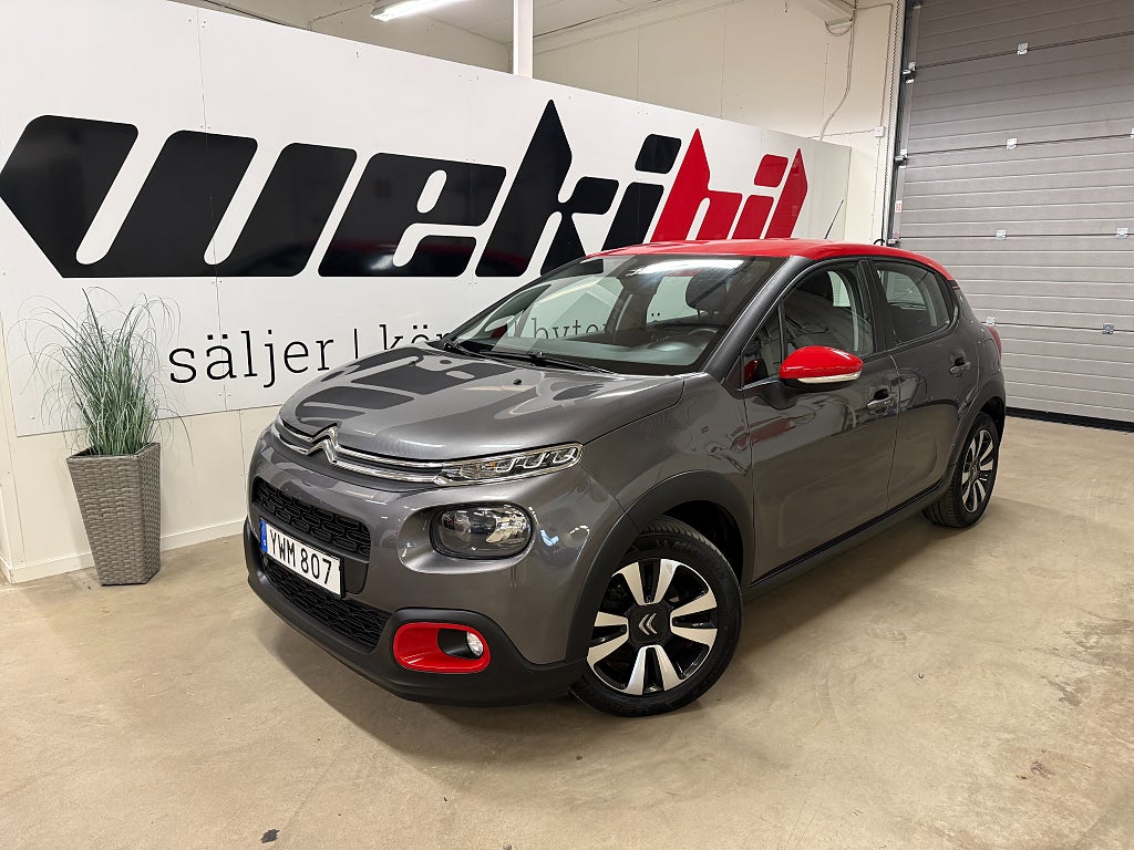Citroën C3 1.2 PureTech 82 Motorvärmare, Carplay