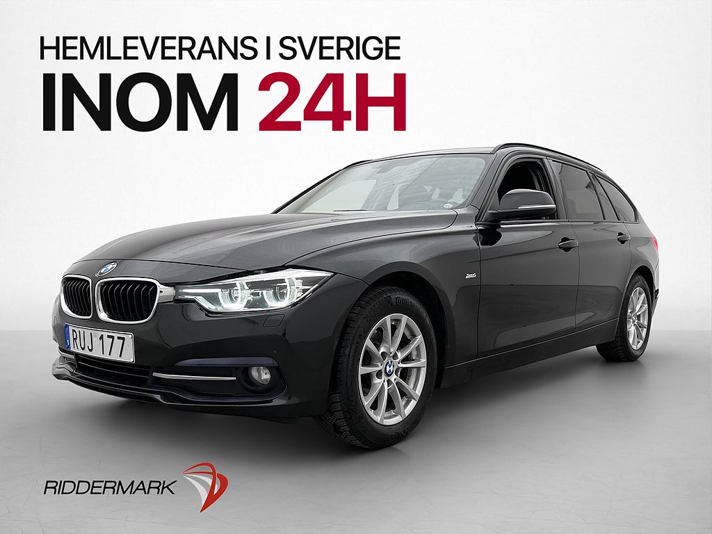 BMW 318 d xDrive Sport line Dragkrok Navi Rattvärme HiFi
