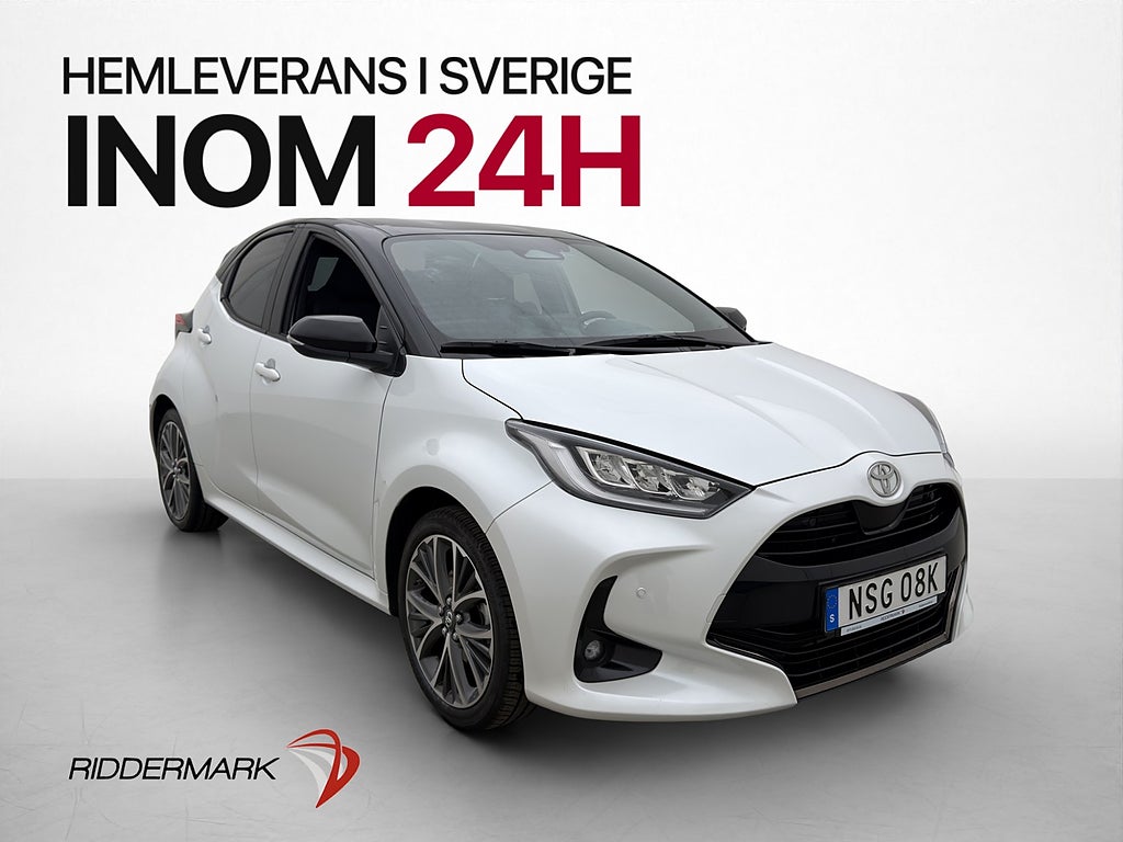 Toyota Yaris Hybrid CVT 130hk Kamera Adapt Rattvärm