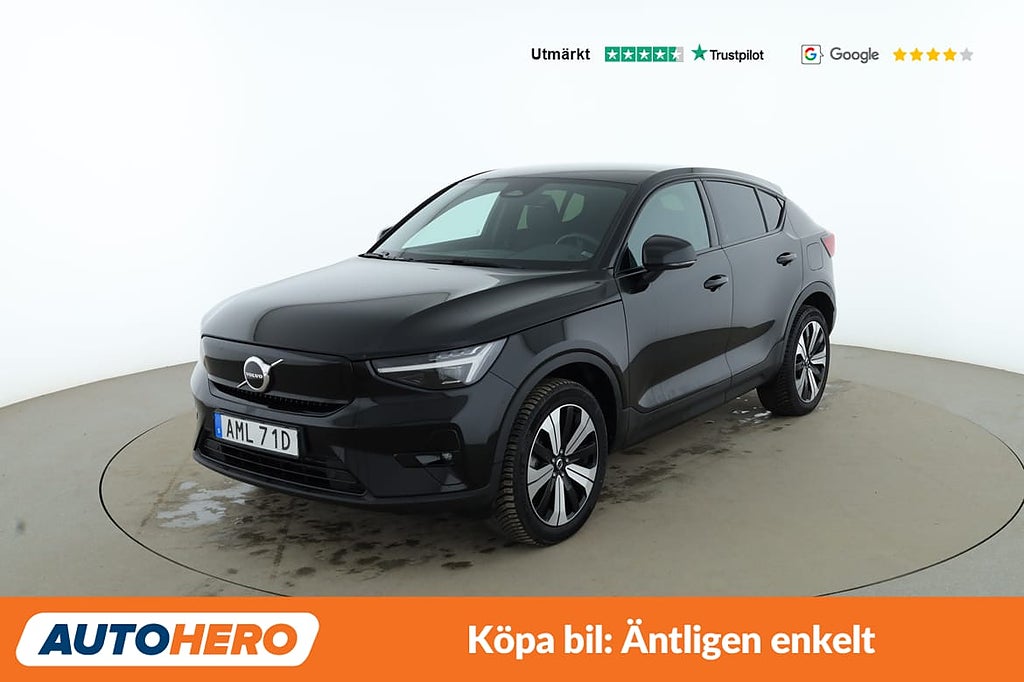 Volvo C40 Recharge Single Motor / Panorama, Dragkrok, CarPlay