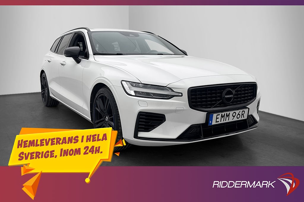 Volvo V60 Recharge T6 AWD MOMS R-Design Värmare Kamera Drag