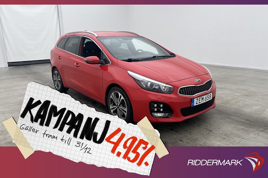 Kia Cee´d Sportswagon GDI 135hk GT-Line Kame 4,95% Ränta