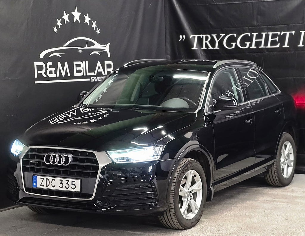 Audi Q3 quattro, Drag, P-sens, 150HK, Snål, Ny Serv/Bes!!!