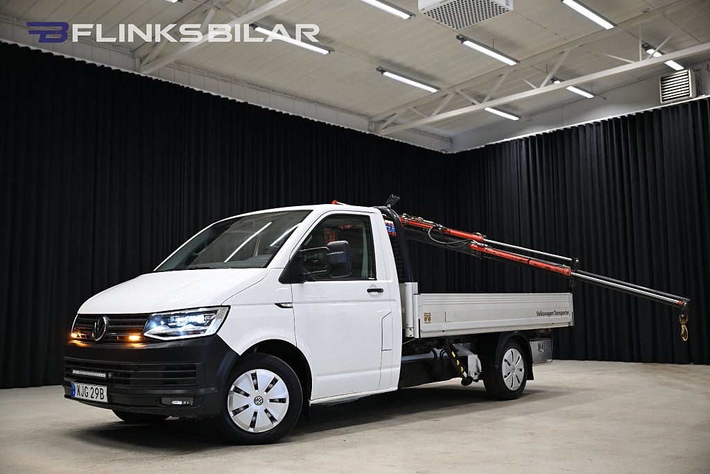Volkswagen Transporter 4Motion 150HK Kranbil Flak Leasebar