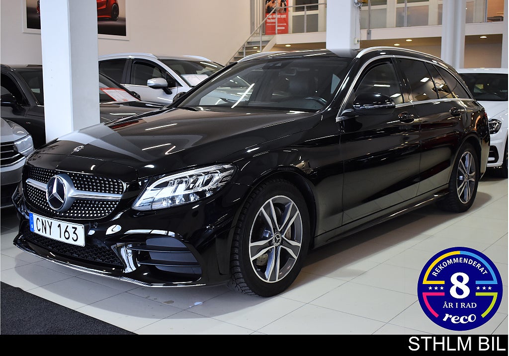 Mercedes-Benz C 200 T d 9G-Tronic AMG D-värmare Navi Drag LED B-kamera