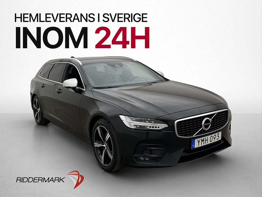 Volvo V90 D3 150hk R-Design Värmare Drag Adaptiv Alcantara