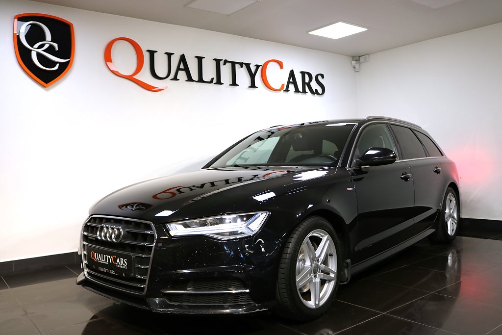 Audi A6 Avant 2.0 TDI 190HK Q S-Line / Drag/ M-värmare / Ny-bes