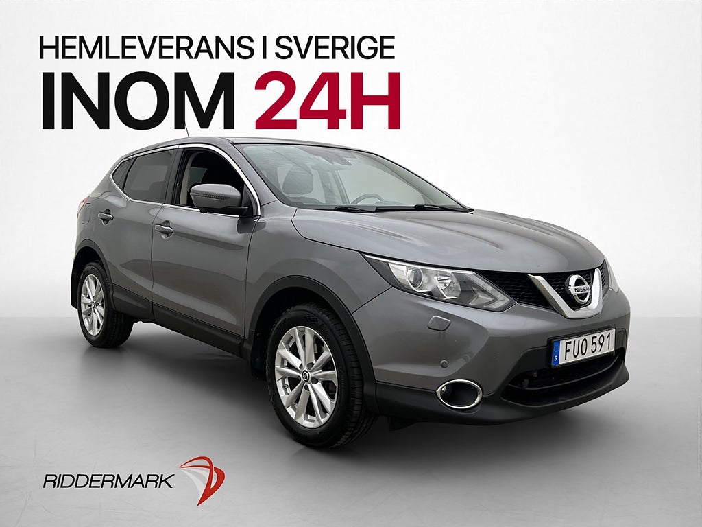 Nissan Qashqai 1.6 dCi 4x4 130hk N-Connecta 360° Navi Drag