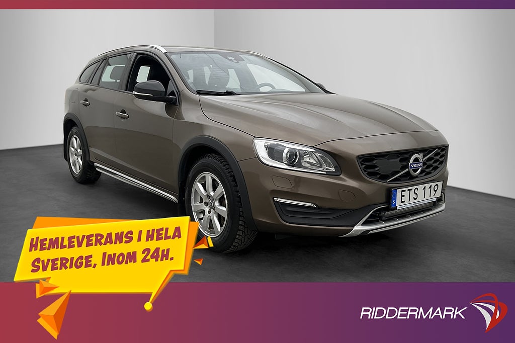 Volvo V60 Cross Country D4 AWD Summum Värmare Drag Skinn VOC