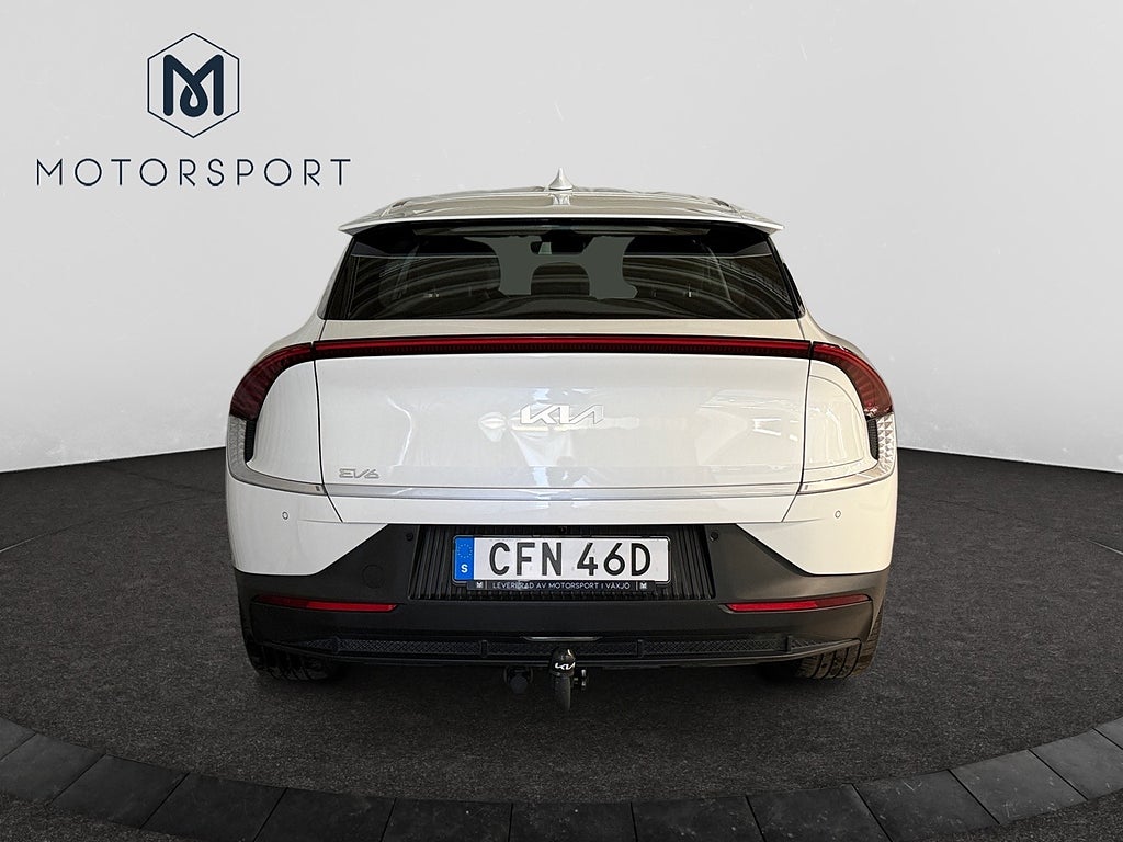 Kia EV6 77.4 kWh Dragkrok Adapt-fart Backkamera Rattvärme bild 8