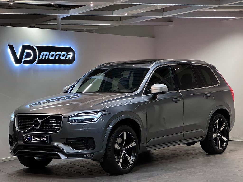 Volvo XC90 D5 AWD Aut R-Design Pano VOC 7-sits 225hk