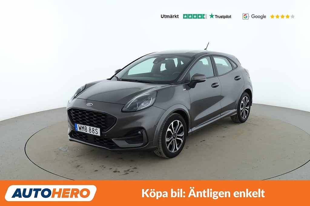 Ford Puma 1.0 EcoBoost ST-Line / Rattvärme, GPS, Backkam...