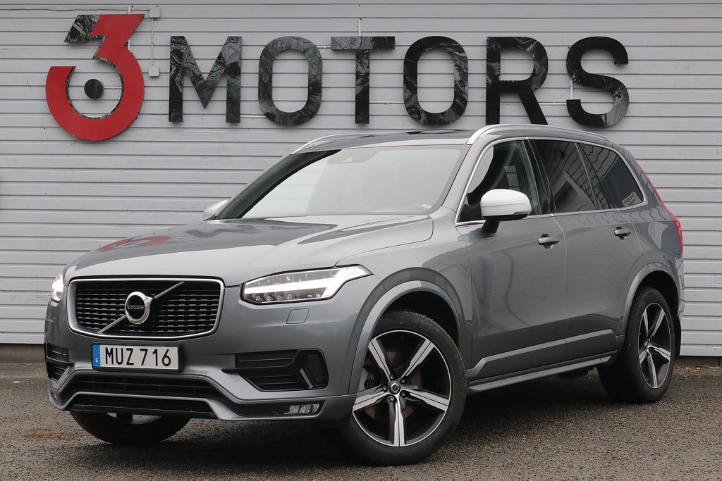 Volvo XC90 D5 AWD R-Design Panorama 7-sits Luftfjädring Drag