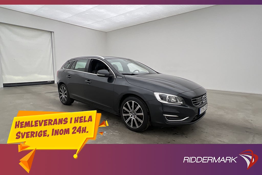 Volvo V60 D5 Plug-in Hybrid AWD Summum Värmare Navi Skinn