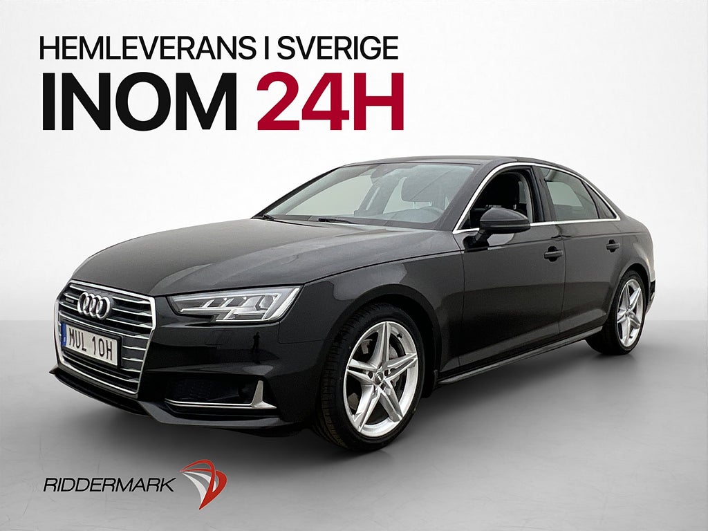 Audi A4 40 TDI 190hk Quattro Värmare Drag 0,52l/miö ISOFIX
