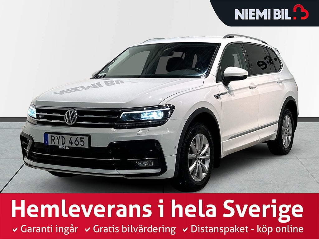 Volkswagen Tiguan Allspace 7-sits R-line Dvärm Cockpit Massage Drag SoV