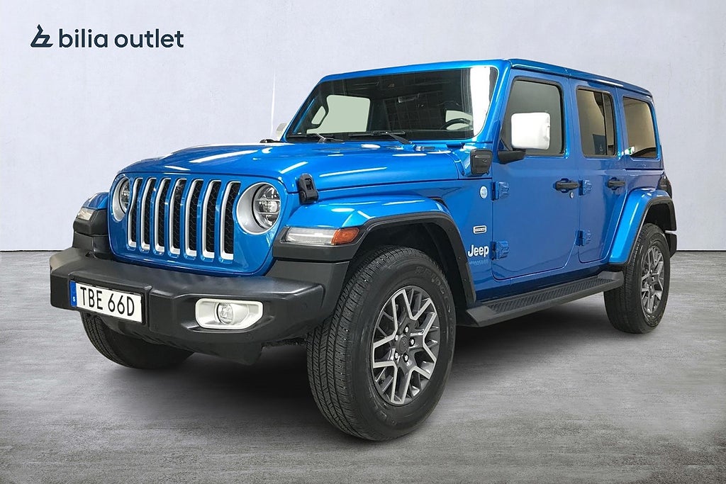 Jeep Wrangler 2.0 PHEV 4xe Sahara Overland 380hk Navi Drag Kamera