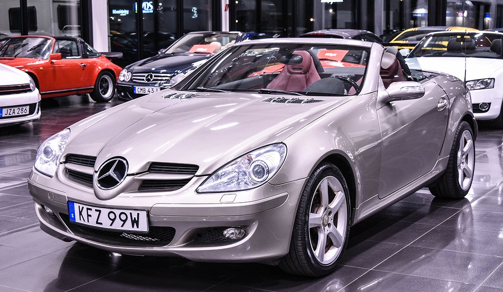 Mercedes-Benz SLK 280 AMG Manuel|Röd Skinnklädsel 