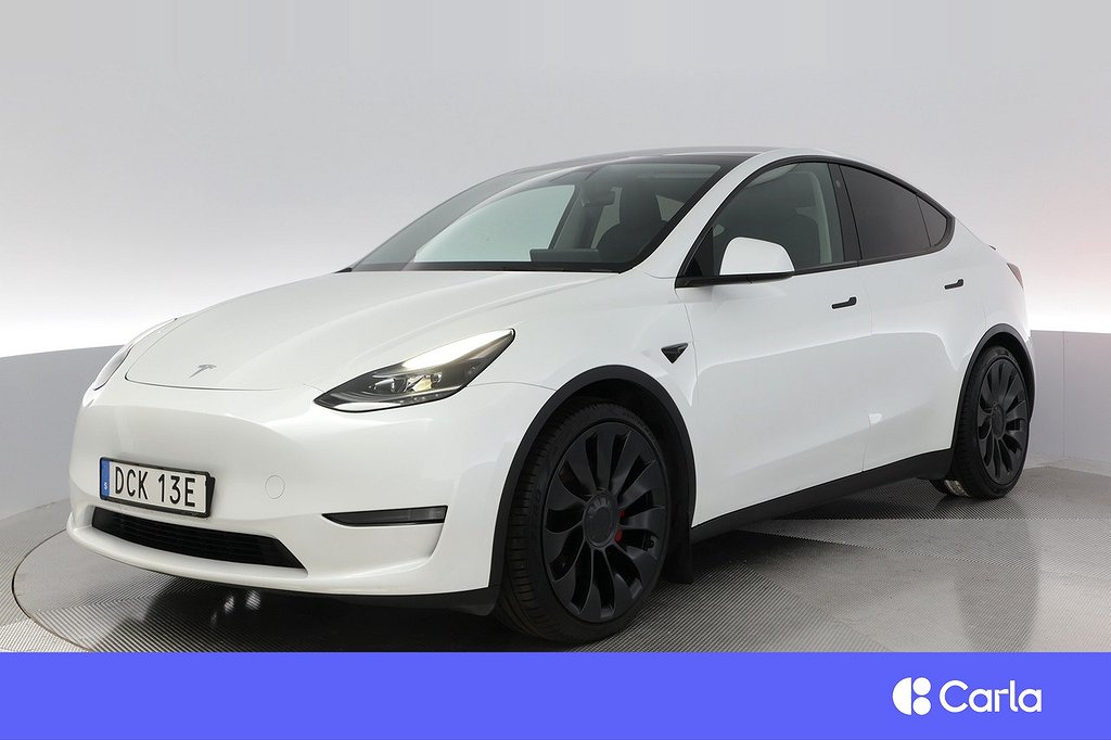 Tesla Model Y Performance AWD Autopilot Pano Drag V-hjul