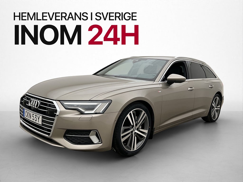 Audi A6 Avant 40 TDI Q S-Line Drag Värmare Cockpit 360° Navi