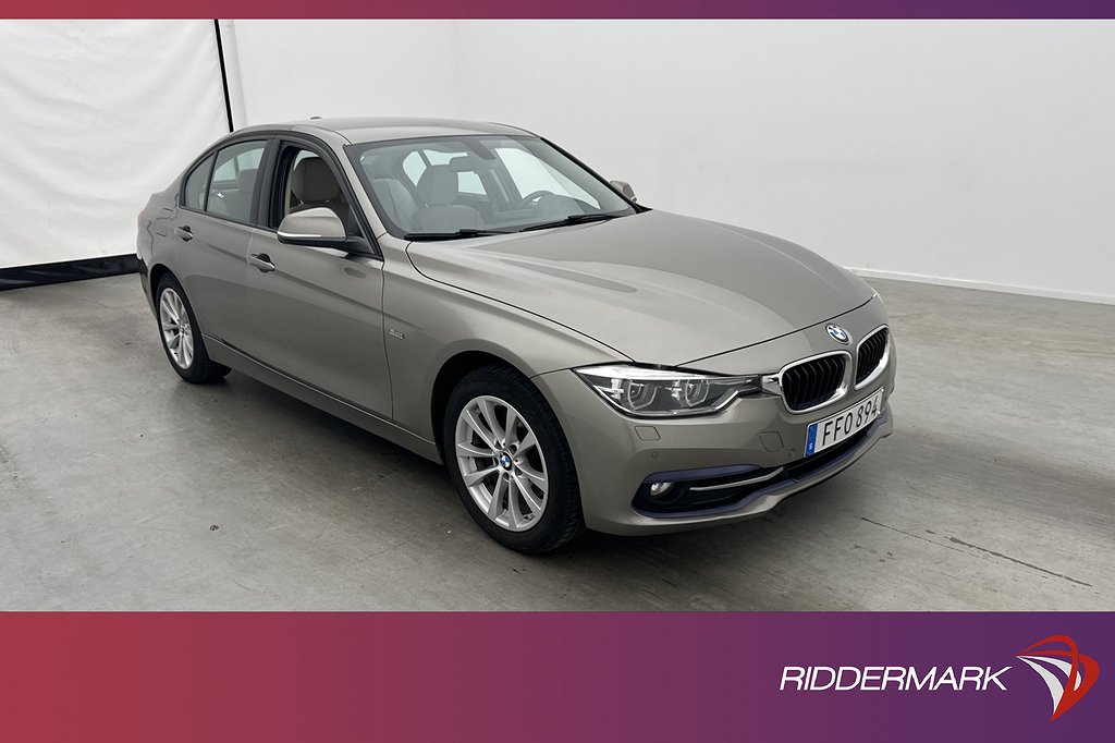 BMW 320 d xDrive Sport Line Skinn/Tyg LED HiFi Drag