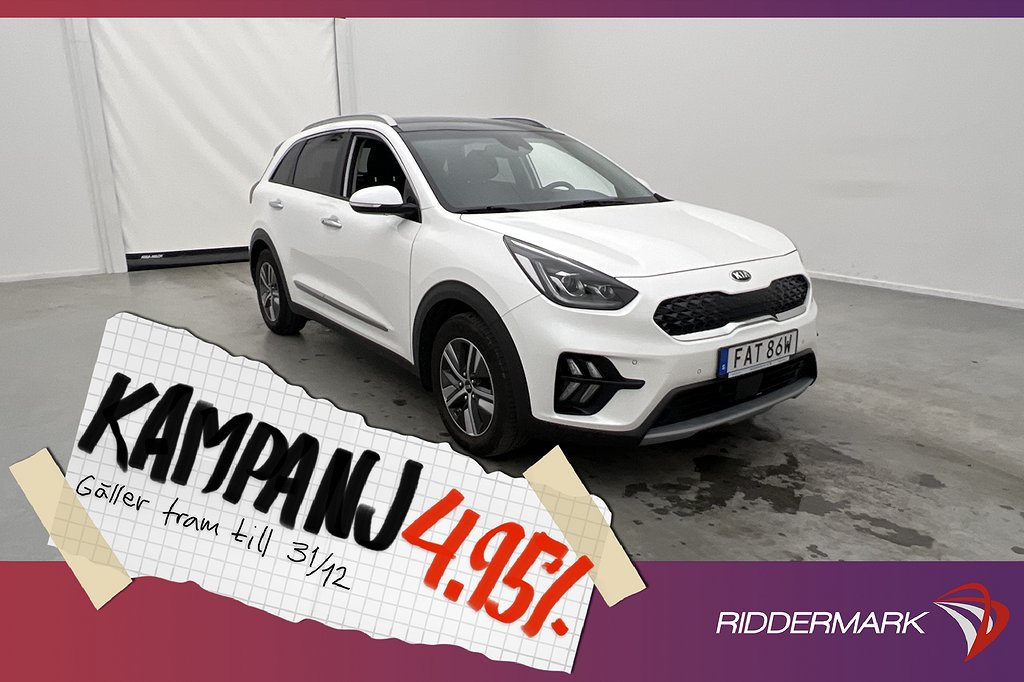 Kia Niro P-HEV 141hk Advance Plus 2 Värm Kamera 4,95% Ränta