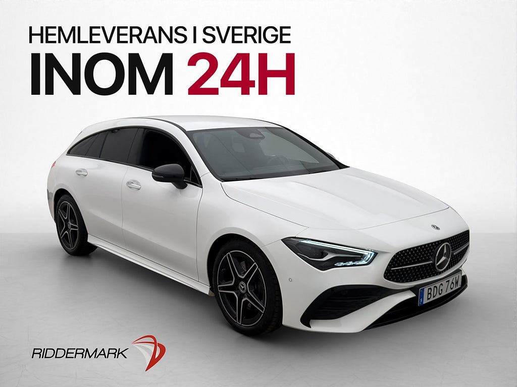 Mercedes-Benz CLA 200 SB AMG Kamera Värmare Navi Halvskinn