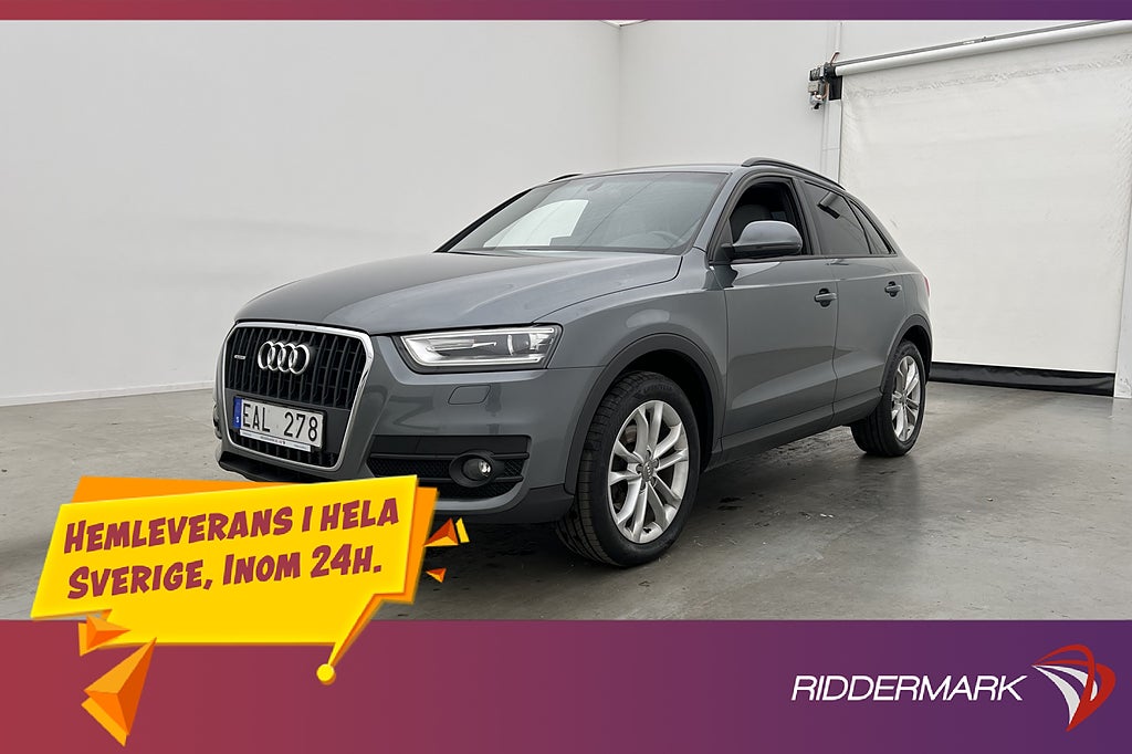 Audi Q3 2.0 TFSI Quattro 211hk Comfort Navi Dragkrok