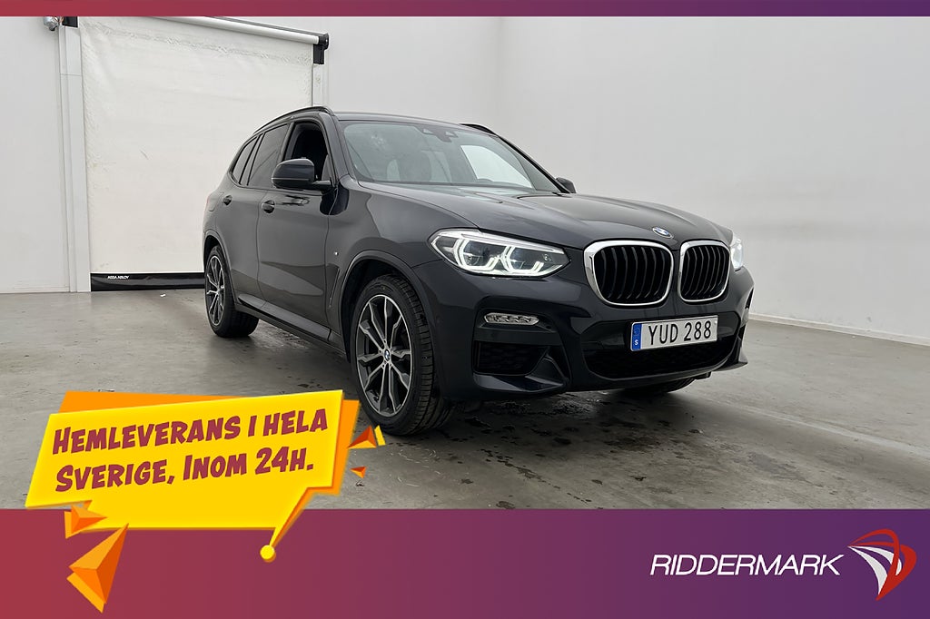 BMW X3 XDrive20d 190hk M Sport Head Up Kamera Dragkrok