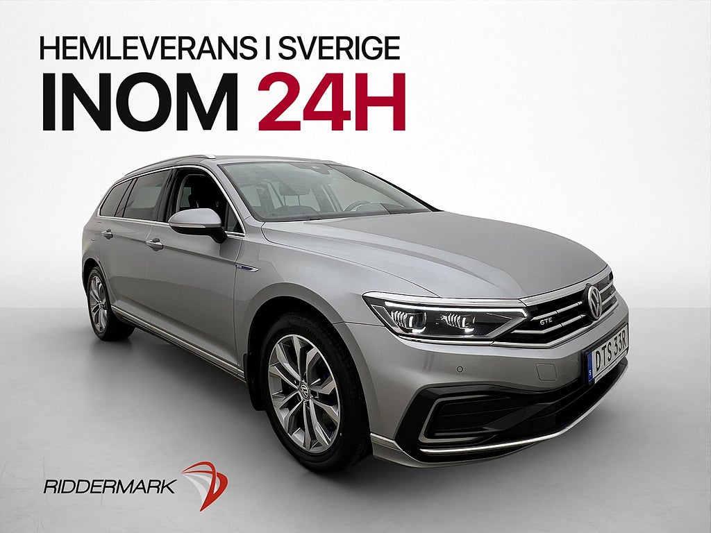 Volkswagen Passat GTE Executive Cockpit Kamera Navi Dragkrok