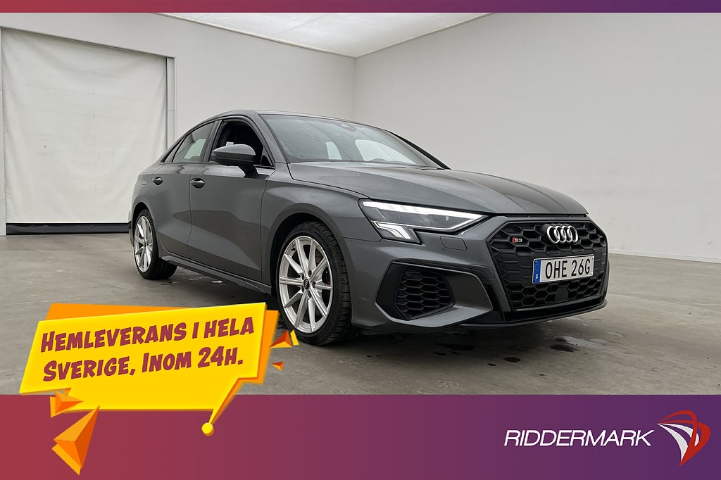 Audi S3 2.0 TSI 310hk Q S-Line Cockpit Kamera Navi Moms
