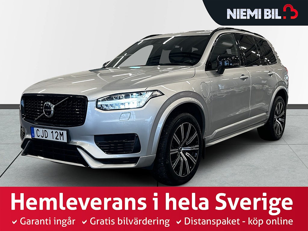 Volvo XC90 7 Säten Recharge T8 AWD R-Design S&V-hjul/B&W/Pano/Drag/Nav