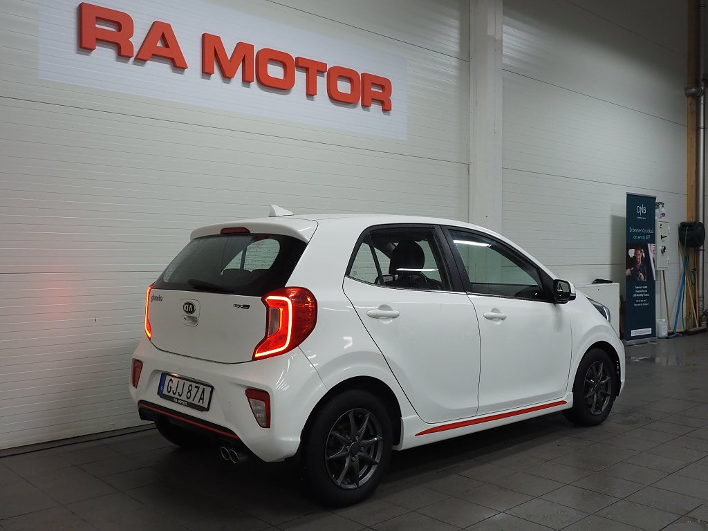 Kia Picanto 1.0 T-GDI 100hk GT-Line Kamera Skinn Rattvärme 2019