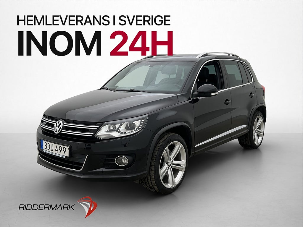 Volkswagen Tiguan 2.0 TDI R-Line Värm Kamera Pano Skinn Drag