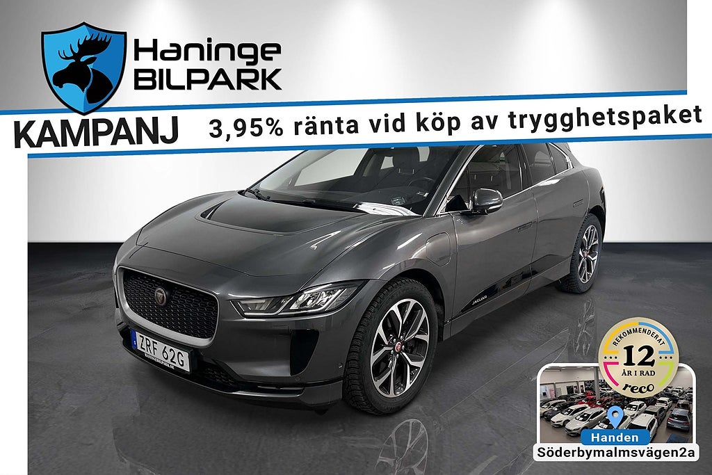 Jaguar I-Pace EV400/SUPERDEAL 3,95%/BATTERI 90Kwh/DRAG/NAV/BLISS