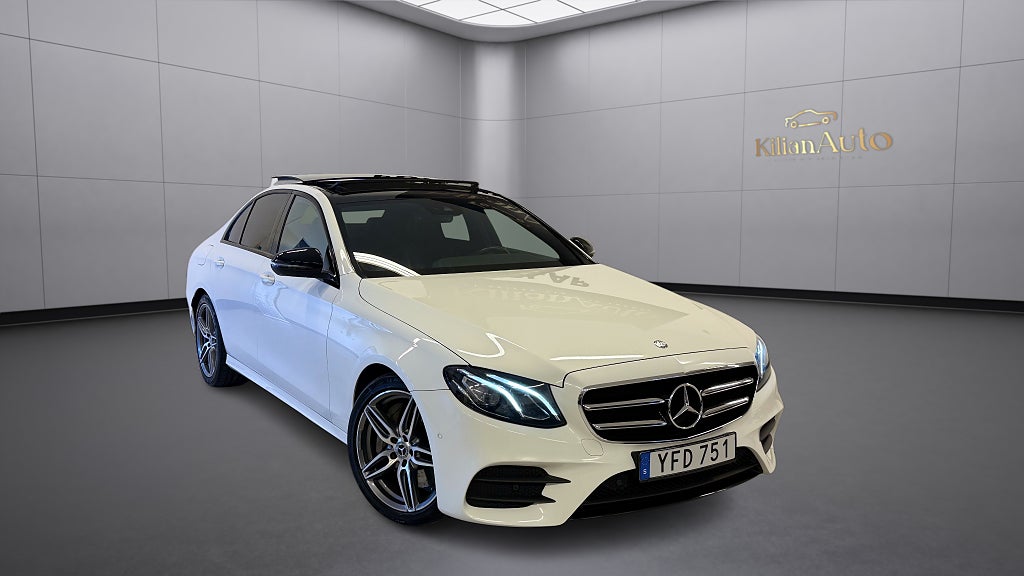 Mercedes-Benz E 350 d 9G-Tronic AMG Line Euro 6 Pano Drag Wide 1brukare