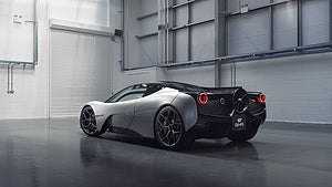 GMA T.25 har en 3,9-liters V12-motor. Foto: GMA.  