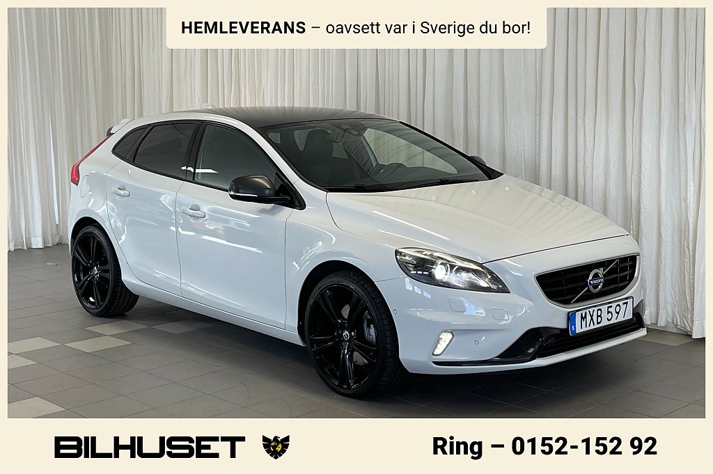 Volvo V40 T5 AUT CARBON EDITION, R-DESIGN VÄRMARE H/K POLESTAR 