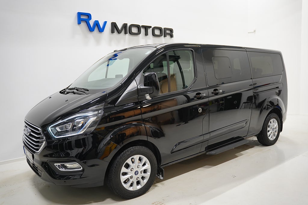 Ford Tourneo Custom 320 2.0 TDCi 170hk Titanium 9-sits Drag D-värm B-kamera
