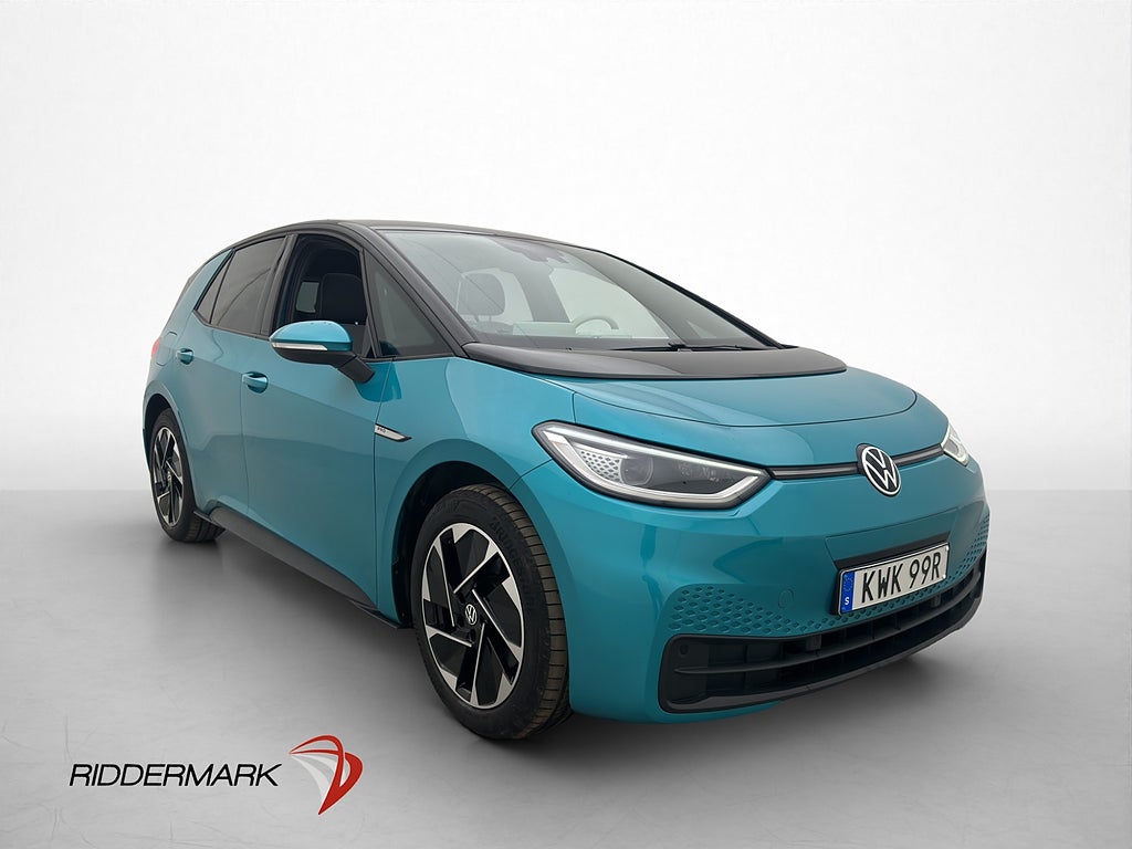 Volkswagen ID.3 Pro Performance Pano Dragkrok Värmare Kamera