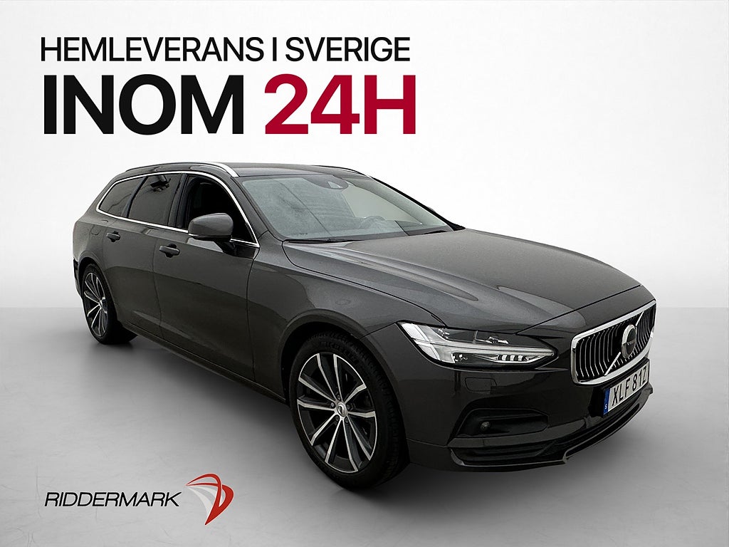 Volvo V90 B4 Advanced VOC Värmare Kamera Halvskinn Elstol