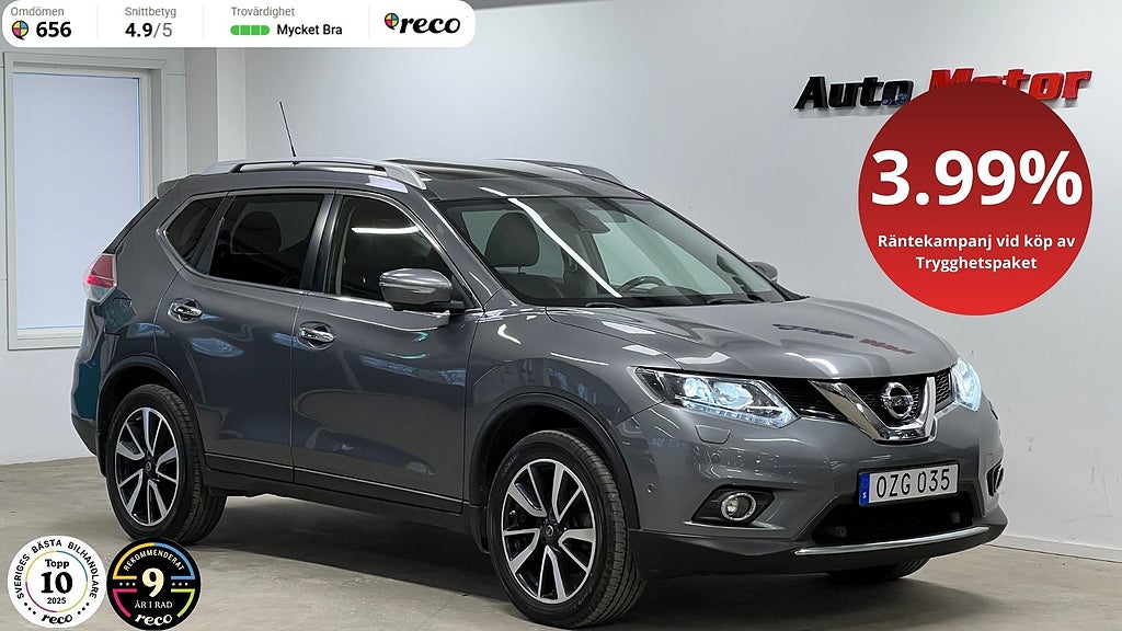 Nissan X-Trail 7 Sits Tekna 1.6 dCi 130hk Pano/Drag/360