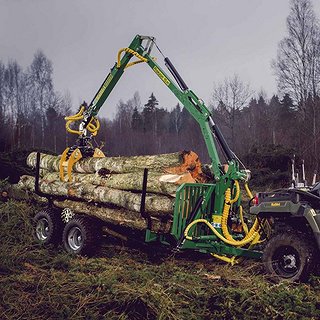 4-hjuling GAR Skogsvagn ATV 2 ton 4 av 7