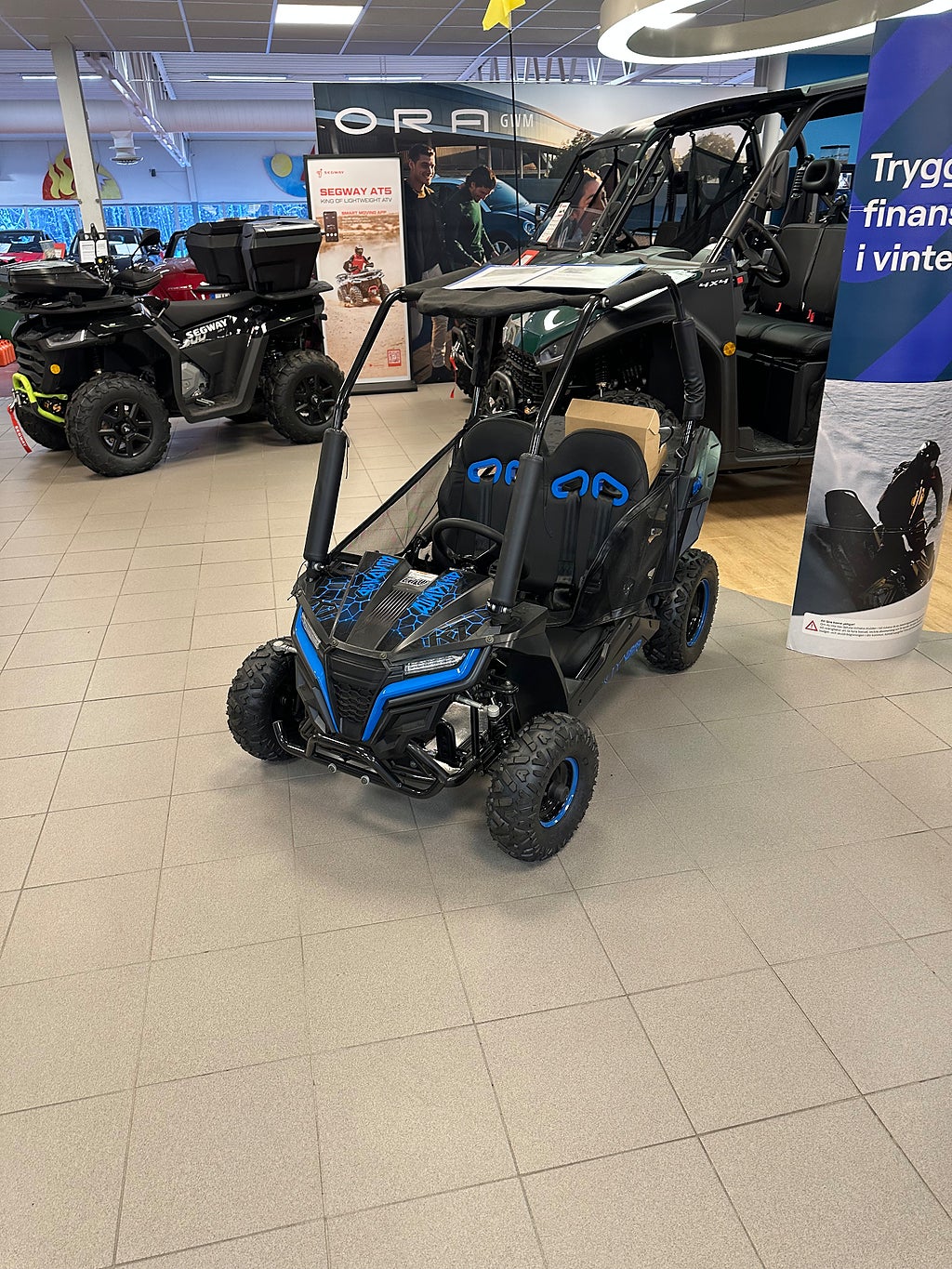 Quadard K1E - 100% elektrisk fyrhjuling för 2 barn