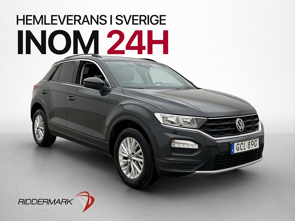 Volkswagen T-Roc 1.0 TSI 110hk Värmare Adaptiv-fart Sensorer