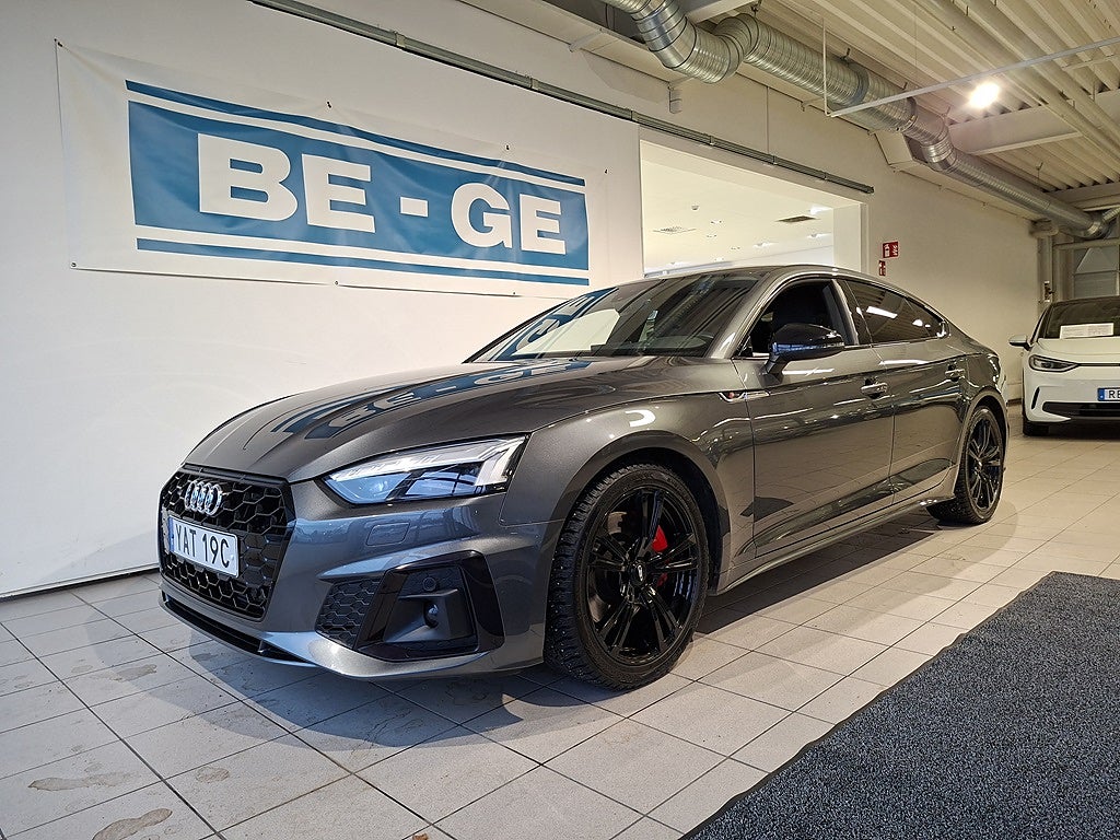 Audi A5 Sportback 45 TFSI quattro 245HK STronic Drag Värmare