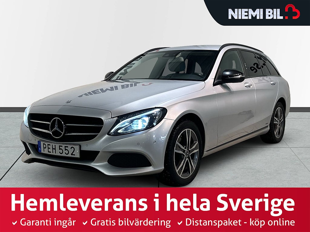 Mercedes-Benz C 220 T d 4M 9G Avantgarde Drag Skinn Dvärm MoK S/V-hjul