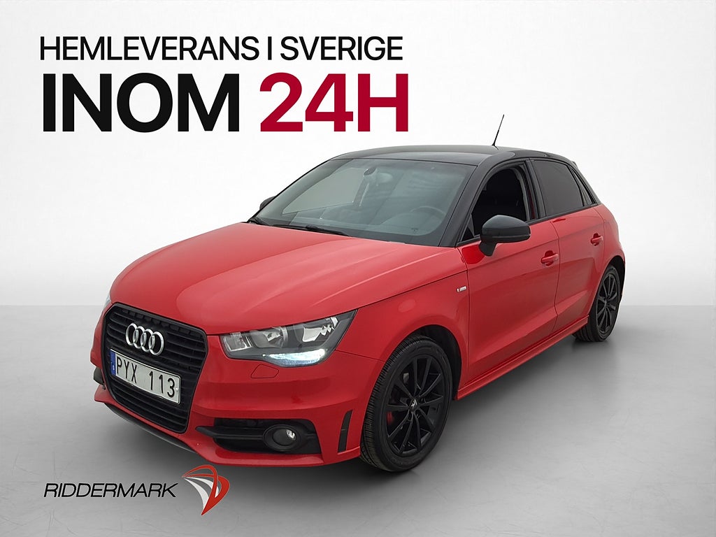 Audi A1 Sportback 1.6 TDI S-Line Värmare Bluetooth 0,42L/Mil