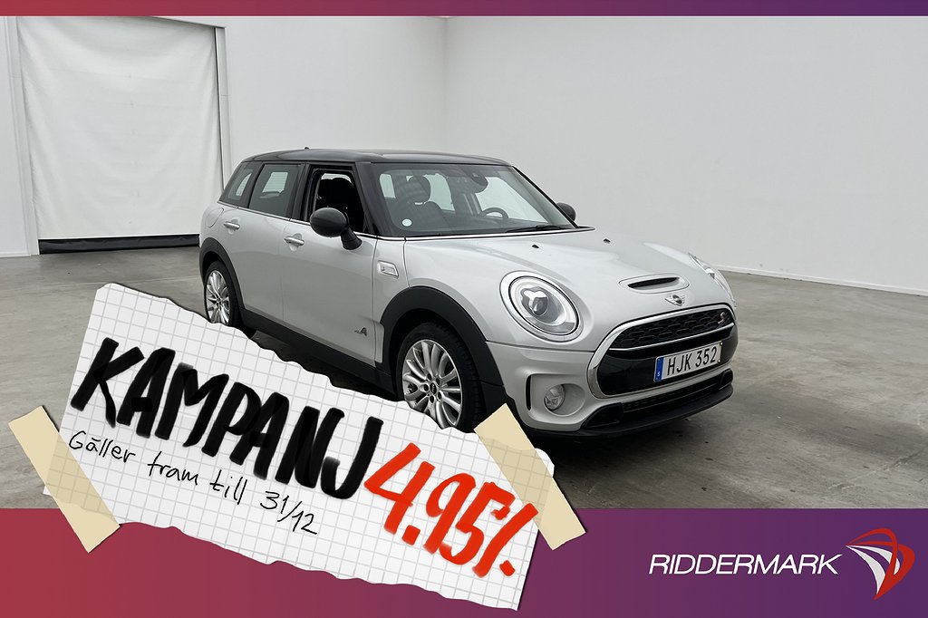 MINI Clubman S ALL4 192hk Salt Sensore 4,95% Ränta